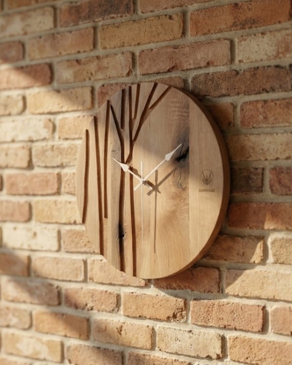 Reloj De Pared Roble