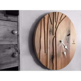 Reloj De Pared Roble