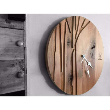 Reloj De Pared Roble