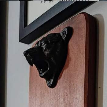 Destapador de Botellas Oso Grizzly | Hierro Fundido Vintage