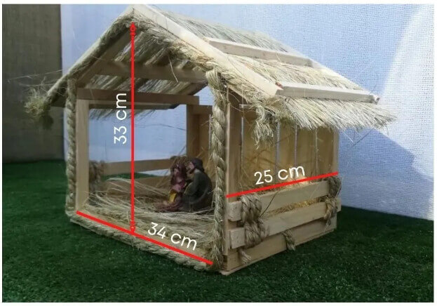Pesebre navideño de madera - Image 2