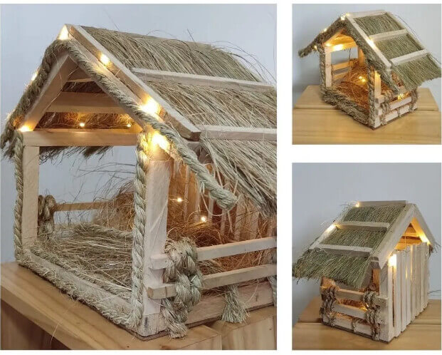 Nacimiento de madera artesanal - Image 3